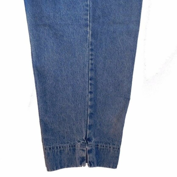 In Due Time Maternity Blue Denim Capris Pants - Picture 2 of 5